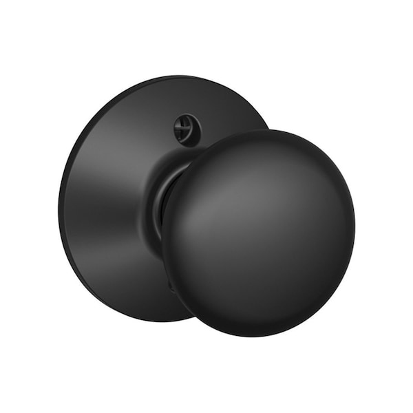 Schlage Schlage Plymouth Matte Black Dummy Knob Right or Left Handed F170PLY622 - main